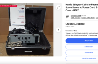 Really, You CAN’T Purchase a Stingray on eBay to Observe Your Associates and Enemies