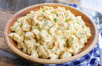 Deviled Egg Potato Salad – Barefeet within the Kitchen
