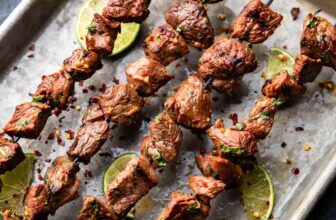 Straightforward Marinated Beef Kabobs
