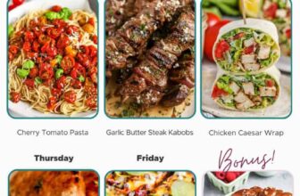 Weekly Meal Plan Aug 26, 2024