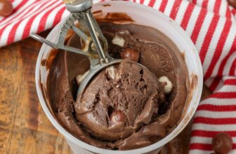 Chocolate Malted Crunch Ice Cream