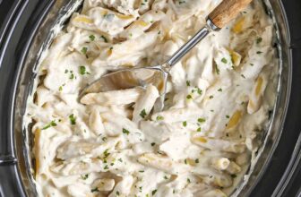 Crock Pot Hen Alfredo – Spend With Pennies