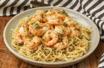 Weeknight Shrimp Piccata – Barefeet within the Kitchen